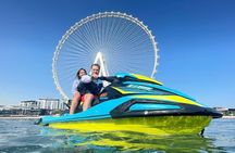 Jet Ski with Skyline & Ain Dubai Photo Stop Adventure