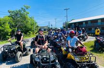 Off road ATV Island tour and beach 