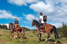 Horseback riding around Sacsayhuaman, Cusco