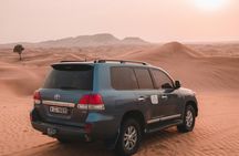 Private Evening Dubai Desert Safari, Camel Ride and Sand Boarding
