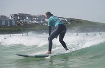 Beginner 2 Hours Surfing Lesson at Fistral Beach Newquay 