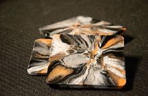 Resin Artwork in a Nolita Artist's Studio