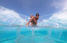 1-hour Clear Boat Tour in Nichupte Lagoon from Cancun