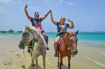 Bamboo Rafting and Horseback Riding