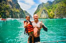Phi Phi Islands and Krabi 4 Islands Sunset Tour by Speedboat 