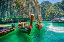 Phi Phi Islands and Krabi 4 Islands Sunset Tour by Speedboat 