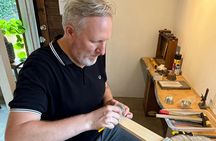 Authentic Pewter Sake Cup Experience with a Kyoto Artisan