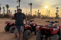 Marrakech Quad Bike Activity in desert palmeraies grove