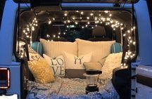 Jeep + Movie + Stars: A Romantic Night in the Las Vegas Mountains