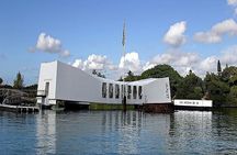 Battleships of WWII at Pearl Harbor from Maui