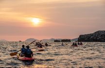 Dubrovnik: Sunset Kayak & Snorkel Tour with Wine & Water
