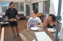 Market Tour & Paella or Fideua Cooking in Nicole's Barcelona Home