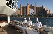 3-Hour Lotus Mega Yacht Dinner Cruise Dubai with Transfers