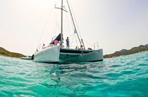 From Olbia: catamaran tour between Tavolara and Cala Moresca