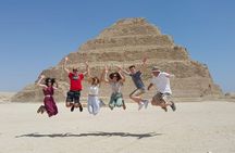 8 Hours Guided tour to Giza Pyramids , Sphinx, Saqqara & Dahshur 