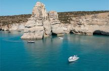 Private Inclusive Boat Adventure Around Milos Island