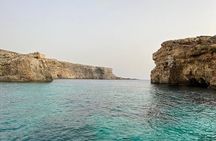 Private boat trip Comino, Crystal/Blue lagoon,Cave tour Malta