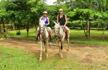 Rainforest Horseback Riding and Boat. Puntarenas Shore Excursion