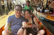 Private Tour Maeklong Railway and Damnoen Saduak Floating Market 