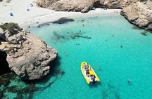 Boat tour Cala Figuera, Es Pontas, Caló de Moro, Cala Marmols