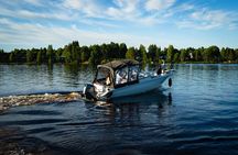 Guided Midnight Sun Fishing and Sightseeing Boat Tour