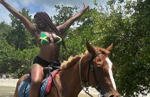 Blue Hole Falls& Horseback Riding Tour Ocho Rios from Montego Bay