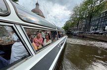 A Luxurious Cheese & Wine Canal Cruise through Historic Amsterdam