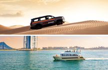 Dubai Waves & Dunes: Luxury Yacht Cruise with Red Dunes Safari