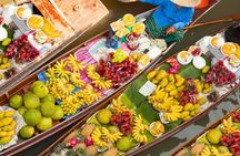 Private Bangkok City Highlights, Railway and Floating Markets