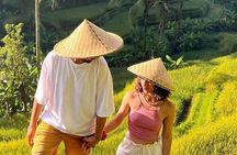 Bali Secret Waterfalls with UNESCO Rice Terrace, Temple