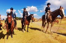 Horseback riding around Sacsayhuaman, Cusco