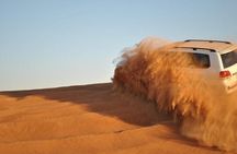 Abu Dhabi Night Safari 4WD with Camel Ride BBQ and Sand Boarding
