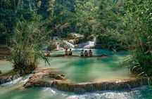 1 Day Mekong Cruise to Pak Ou Caves and Kuang Si Waterfalls 