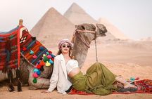 Cairo Photoshoot with Jumping Horse And Camel In Giza Pyramids