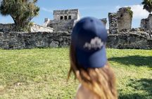 Guided tour of Tulum and swimming in Cenote Mariposa