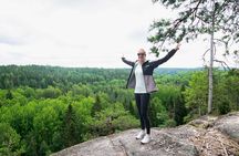 Helsinki: Nuuksio National park hiking with campfire lunch