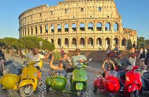 Vespa Sidecar Tour In Rome with Pickup, Drop-off, Gelato included
