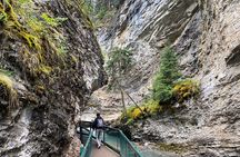 Johnston Canyon, Marble Canyon Hiking and Banff Town day tour