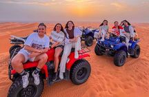 Quad Riding in Sand Dunes Merzouga Erg Chebbi Desert 