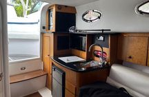 Private VIP party on a yacht with drinks and snacks in Punta Cana