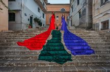Corfu Flying Dress Photoshoot with Professional Photographer