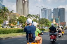 Phnom Penh Vespa City Tour and Sunset Boat with drinks