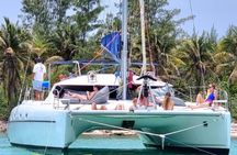 All-Inclusive 4-hour Catamaran Charter Riviera Maya Experience