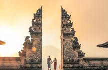 Bali Gate of Heaven Temple, Waterfall, Water Palace & Swing