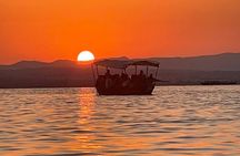 Excursion to the lagoon, sunset and boat ride.