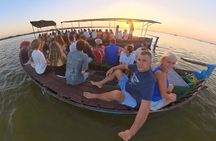 Excursion to the lagoon, sunset and boat ride.