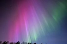 From Rovaniemi: Northern Lights Tour with Campfire Snacks