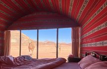 Wadi Rum 4-Hour Sunset Tour + Overnight & Dinner in Bedouin Camp
