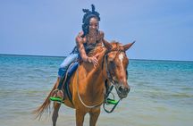 Horse back riding Dunnsriver falls swim from Montego Bay