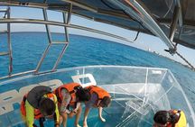 Clearboat in Cozumel with Snorkel and Refreshments